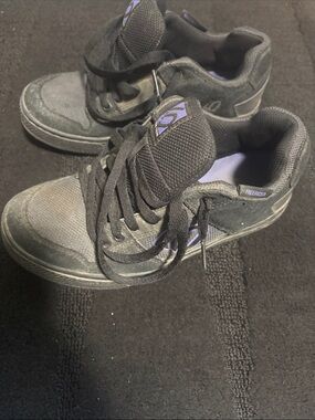 Five Ten Black & Purple Mountain Bike Shoes
